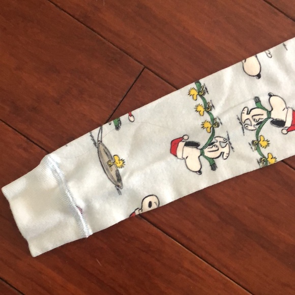 Hanna Andersson Snoopy Christmas pajamas size 140 US size10 - Picture 4 of 5